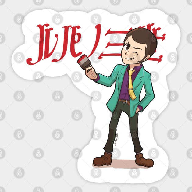 Lupin - Lupin III Sticker by Hayde